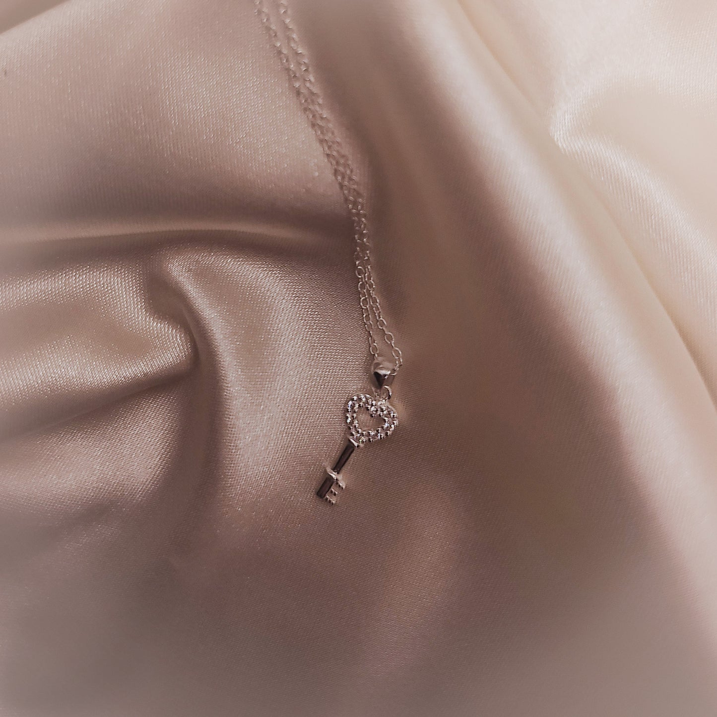 Colier Zirconia Key din argint