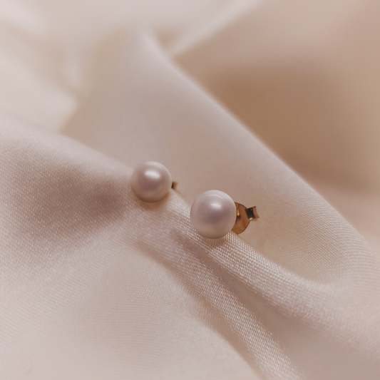 Big Pearls 18K Gold Earrings